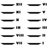 Sun Dial Stickers