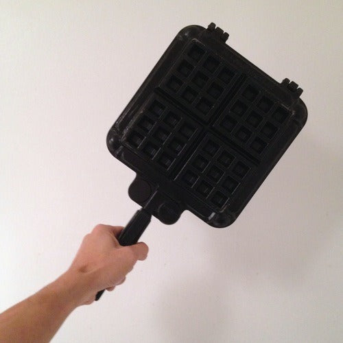 15040 Cast Aluminum Stovetop Belgium Waffle Iron