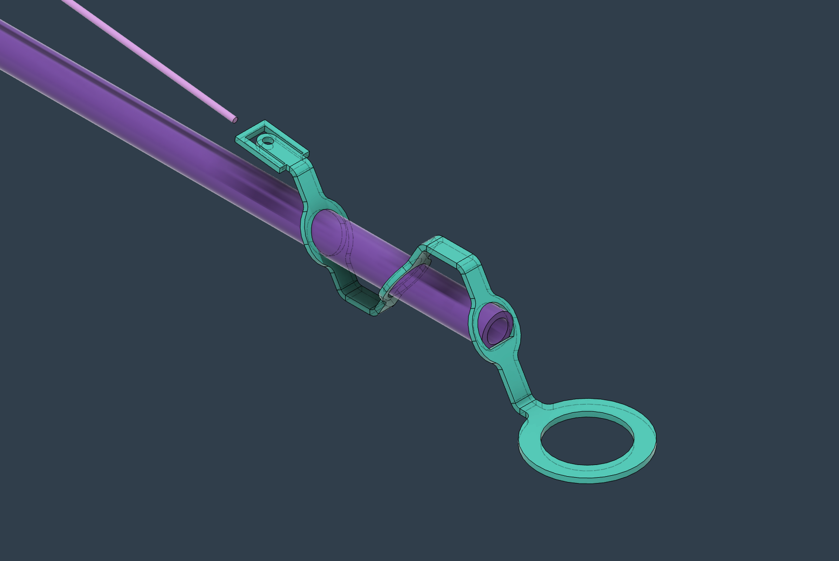 Cantilever Light arm and clip